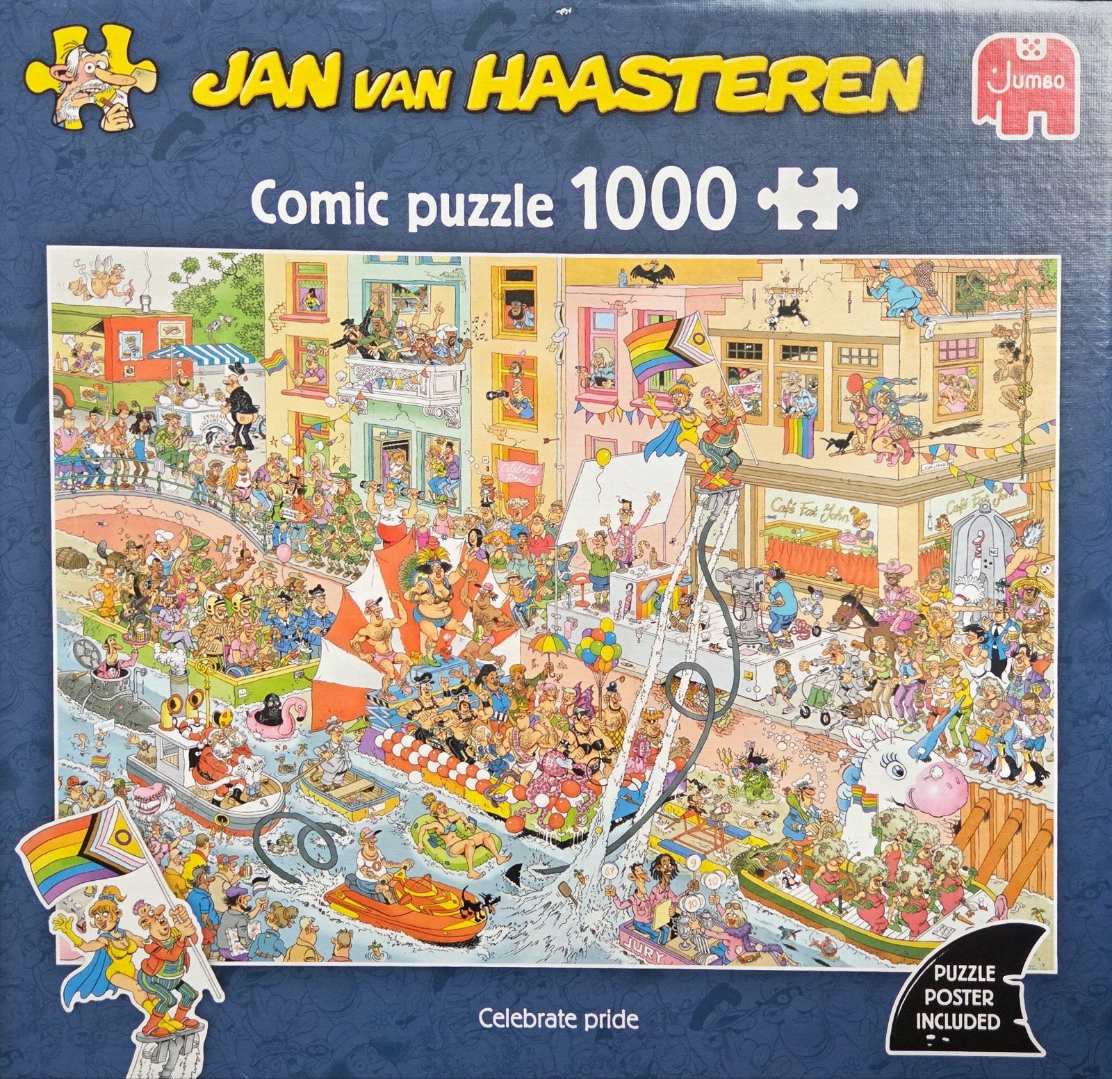 Jan van Haasteren 1000 stukjes, Ophalen of Verzenden, 500 t/m 1500 stukjes, Gebruikt, Legpuzzel