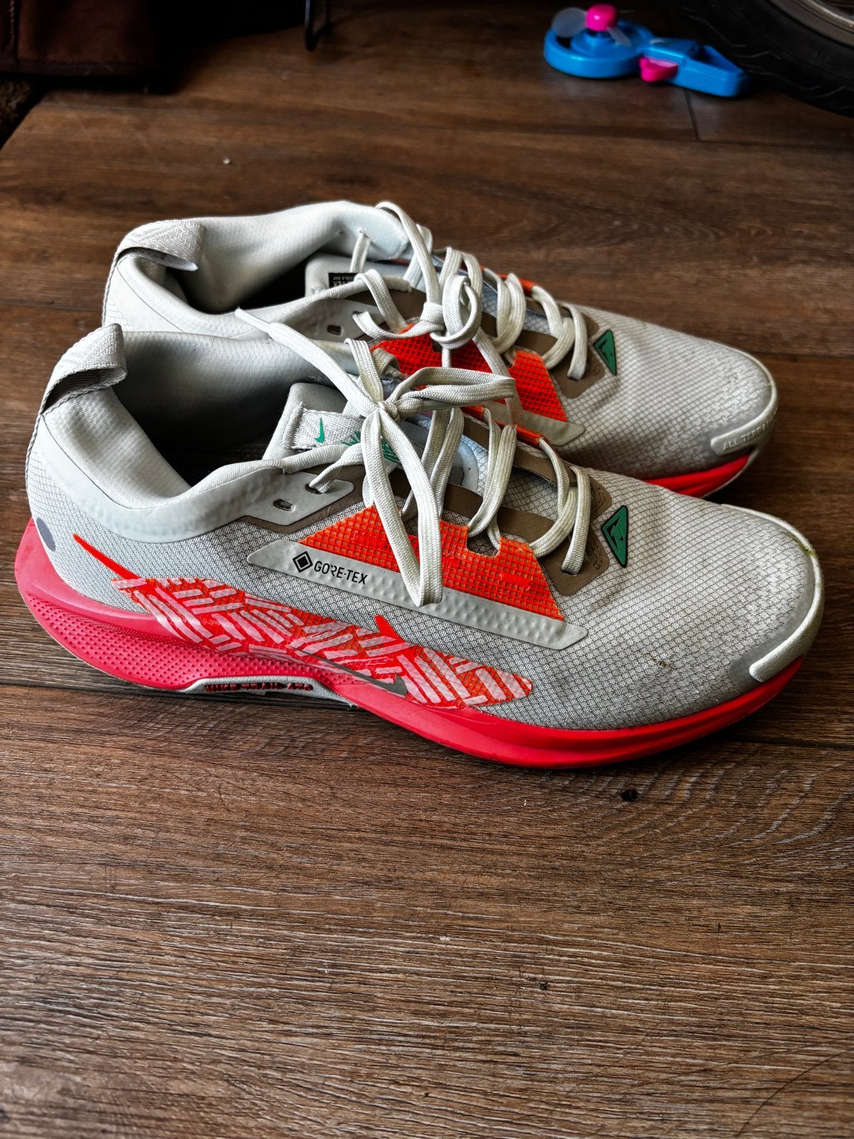 Nike Pegasus Trail 5 ATV Gore-Tex hardloopschoenen - ZGAN, Ophalen of Verzenden, Zo goed als nieuw, Grijs, Sportschoenen