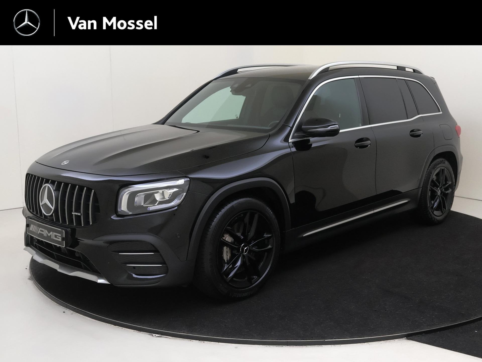 Mercedes-Benz GLB AMG 35 4MATIC Premium Plus, Auto's, Euro 6, 4 cilinders, Leder en Stof, Zwart