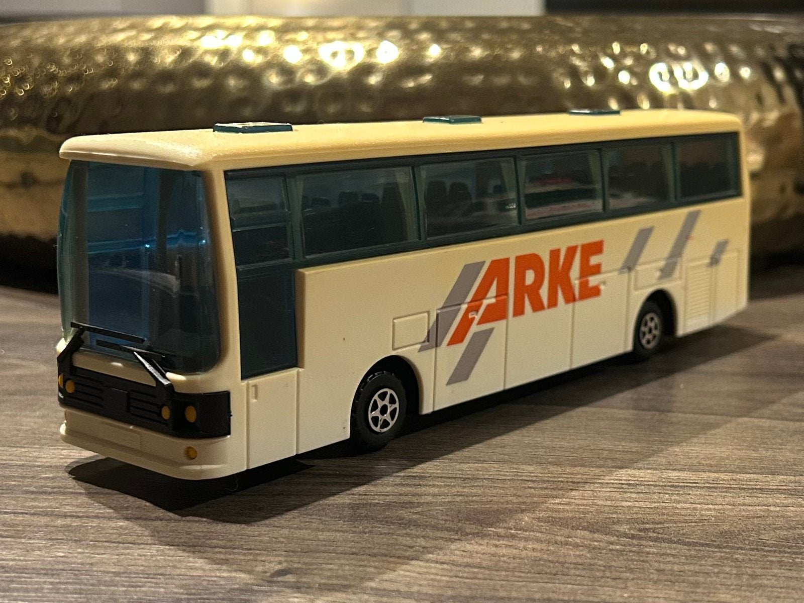 Majorette Bus Touringcar Arke Reizen grote schaal, Verzenden, Zo goed als nieuw, Bus of Vrachtwagen