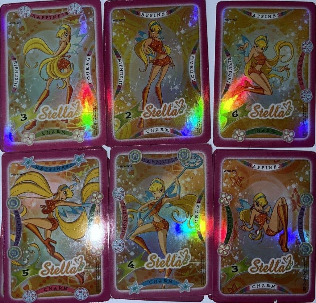 Winx Club Kaarten (Circle of Power/ Friends of Magix) 230st, Verzenden, Zo goed als nieuw, Losse kaart, Foil