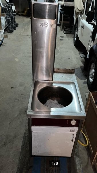 Gas friteuse professioneel compleet, 4 liter of meer, Ophalen, Gebruikt