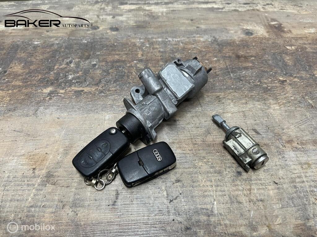 Contactslot + sleutel Audi A6 C5 ('98-'05) 4B0905851B, Gebruikt, Volkswagen, Ophalen of Verzenden, Volkswagen