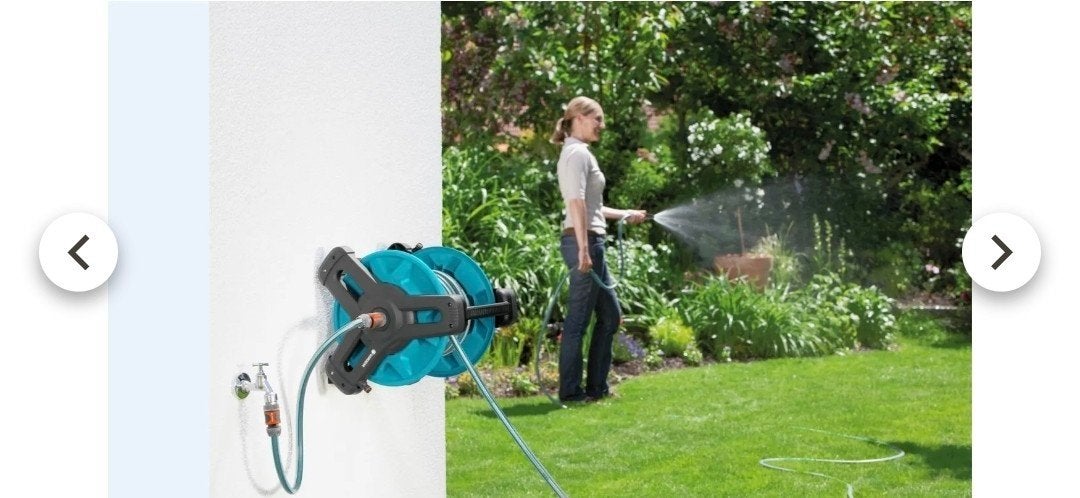 Gardena classic tuinslang/haspel, Tuin en Terras, Ophalen, Zo goed als nieuw, Tuinslang