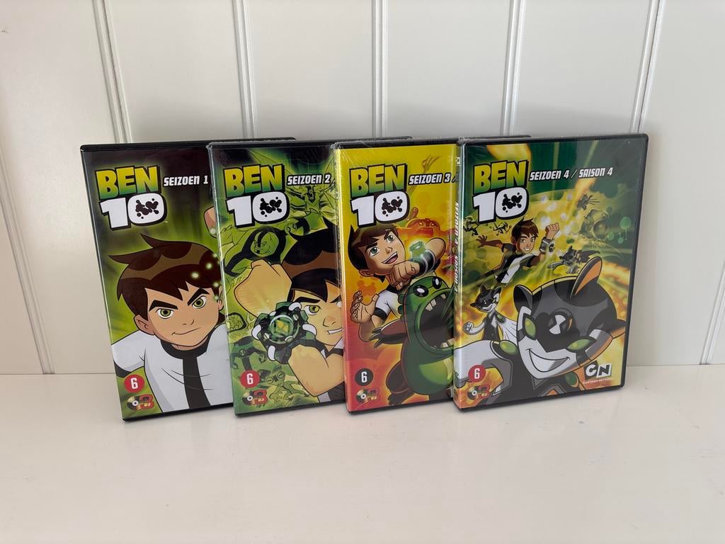 Ben 10 complete serie, seizoen 1 t/m 4 dvd NIEUW, Vanaf 6 jaar, Ophalen of Verzenden, Nieuw in verpakking, Boxset