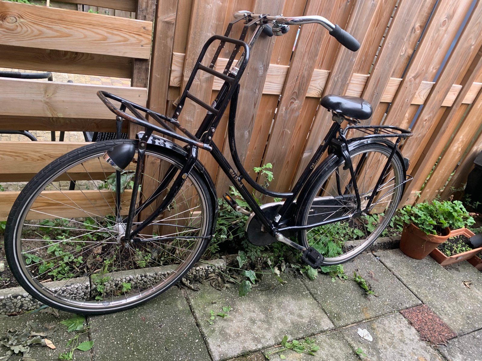 Omafiets te koop, Fietsen en Brommers, Fietsen | Dames | Omafietsen, Ophalen, Zo goed als nieuw