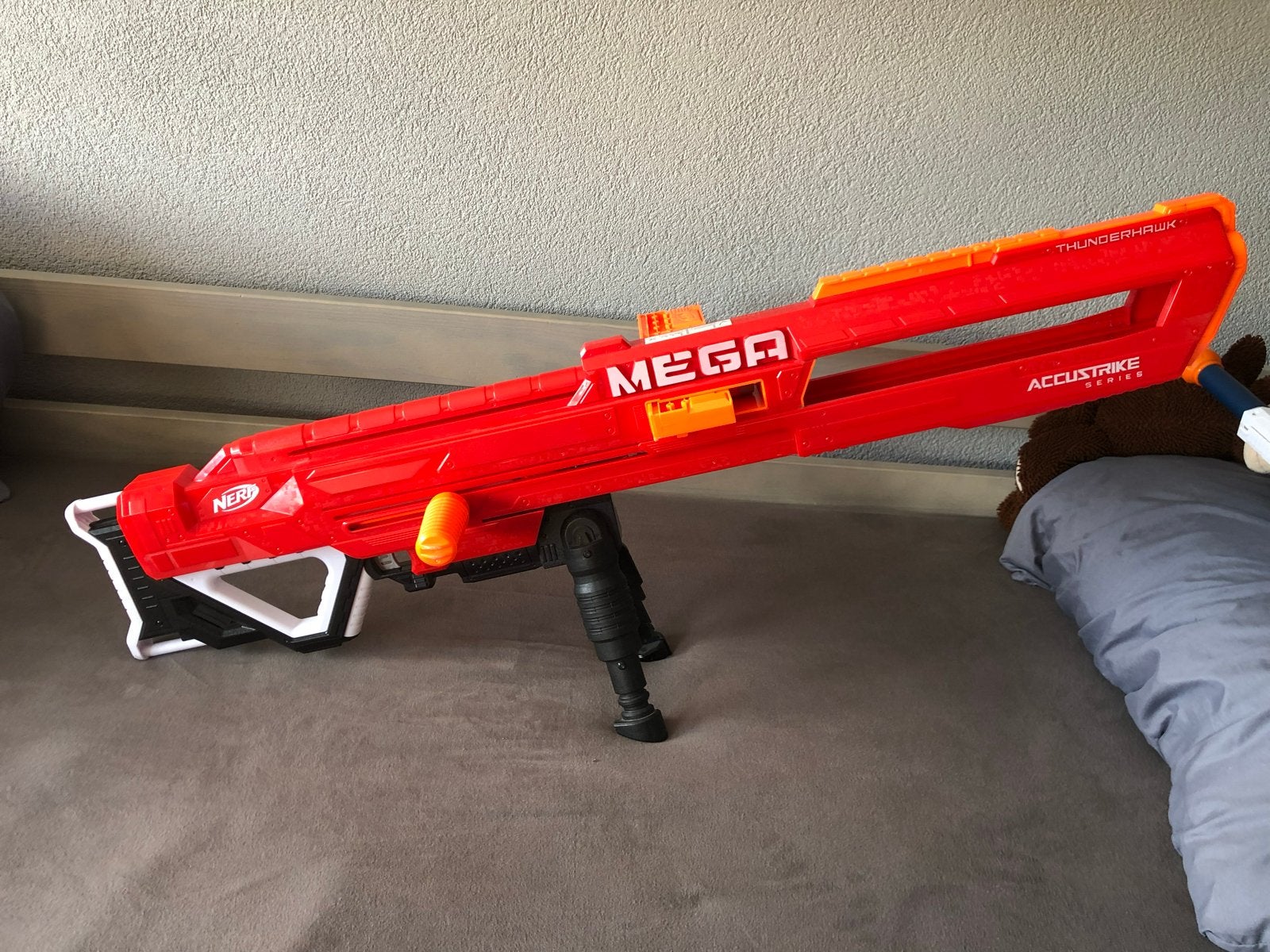 Nerf Mega Thunderhawk AccuStrike - Schiet onregelmatig, Ophalen of Verzenden, Zo goed als nieuw