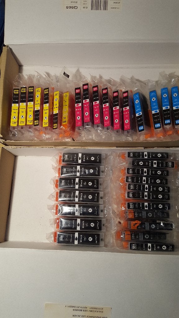 Canon CLI-551/550 Inktcartridge, Ophalen, Nieuw, Cartridge, 123inkt.nl (vervangt HP/Canon)