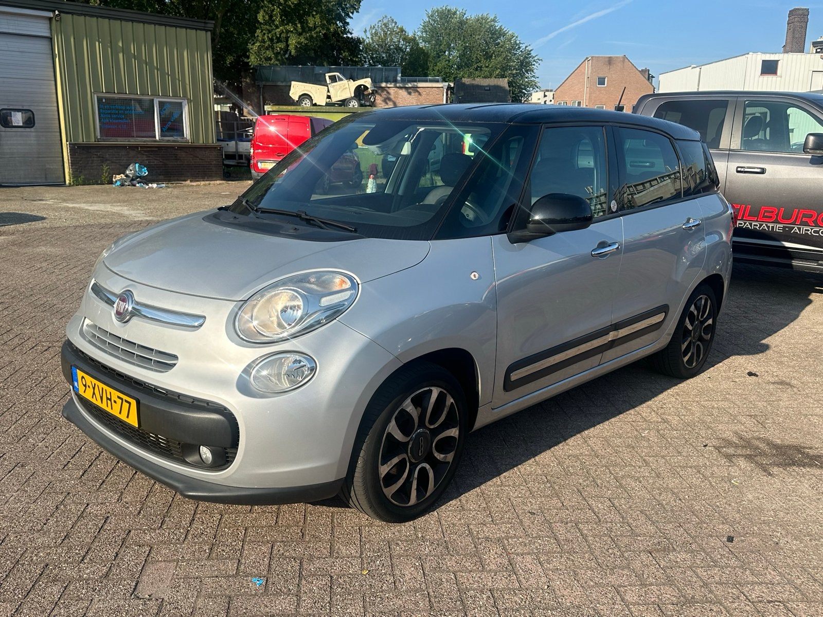 Fiat 500L 0.9 Twinair Living 7P 2014 Grijs, 1295 kg, 7 stoelen, Origineel Nederlands, Bedrijf