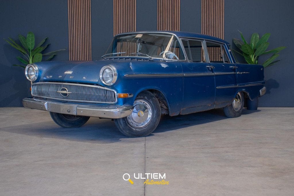 Opel Kapitän P 2.6 L 1962 | Barnfind Uniek Project, Auto's, Oldtimers, Bedrijf, Te koop, Opel, Benzine, Sedan, Automaat, Origineel Nederlands