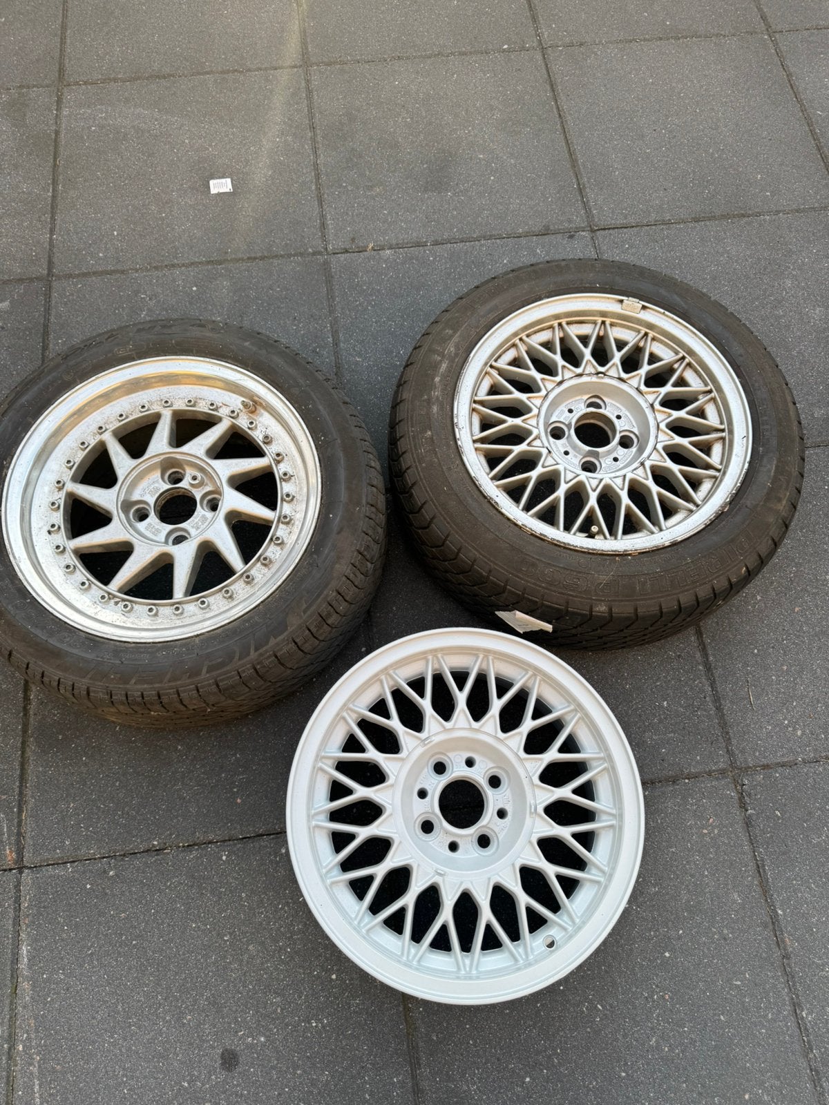 BMW e30 BBS velgen 2 stuks 15 inch et 24 en 1 stuk OZ Racing, Ophalen, 15 inch, Velg(en), 185 mm
