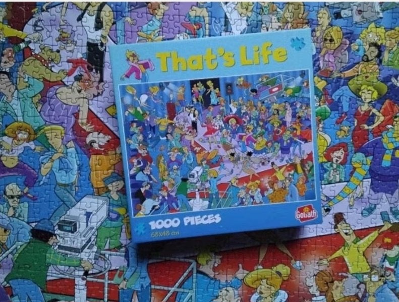 That's life puzzel, Ophalen, 500 t/m 1500 stukjes, Zo goed als nieuw, Legpuzzel