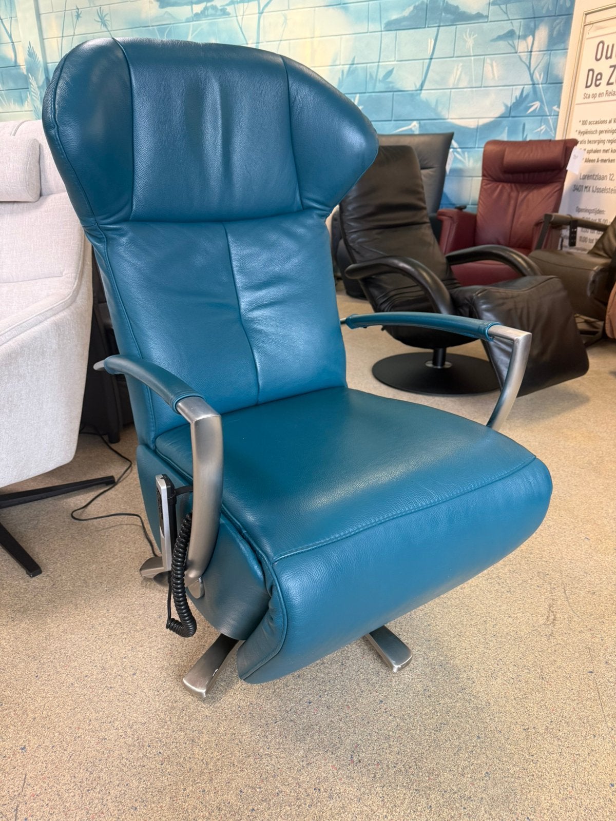 Meubelzorg relax fauteuil relax stoel gratis bezorging, Ophalen of Verzenden, Zo goed als nieuw, Leer, Ruim 100 A merken in alle kleuren en maten
