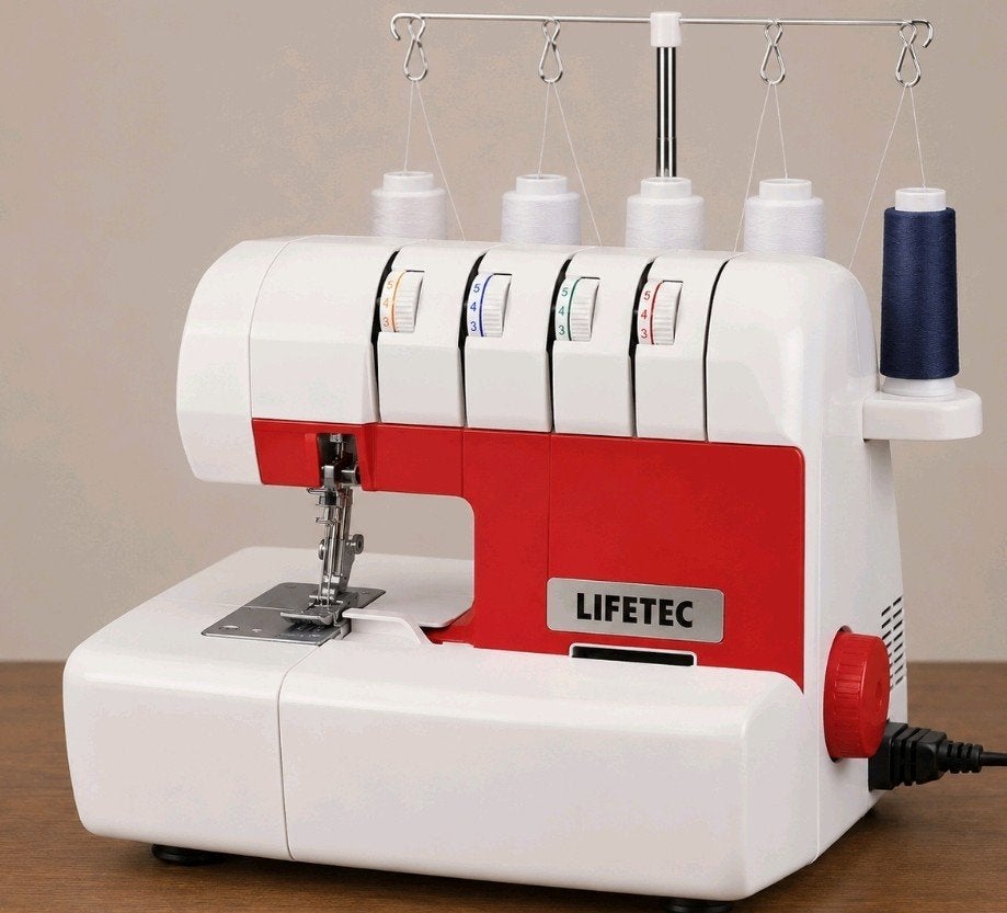Nieuw LIFETEC Overlock naaimachine MD 16600, Ophalen of Verzenden, Nieuw, Lockmachine, Overige merken