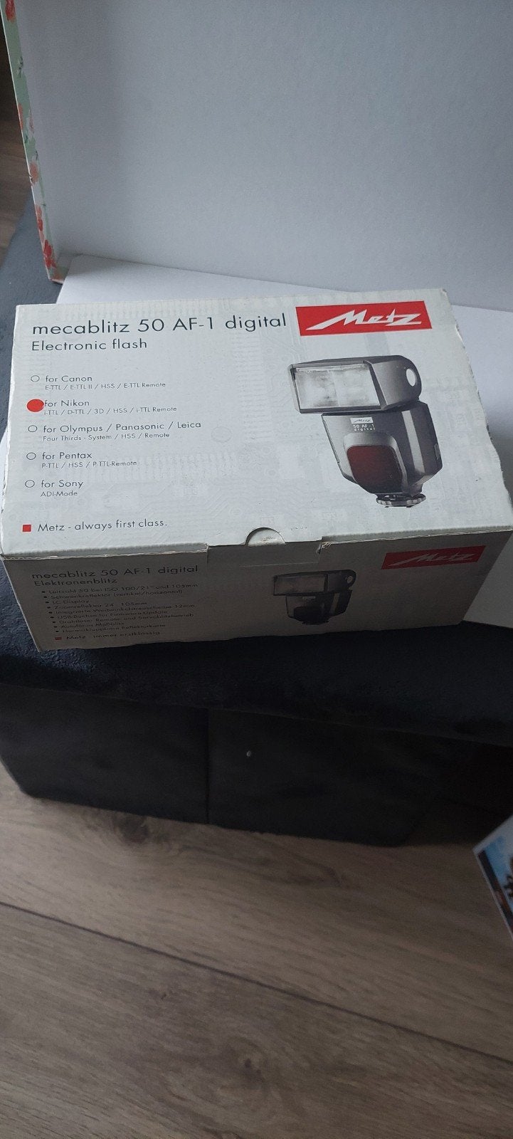 Metz Mecablitz 50 AF-1 Digital flitser - Nieuwstaat, Ophalen of Verzenden, Nieuw, Metz