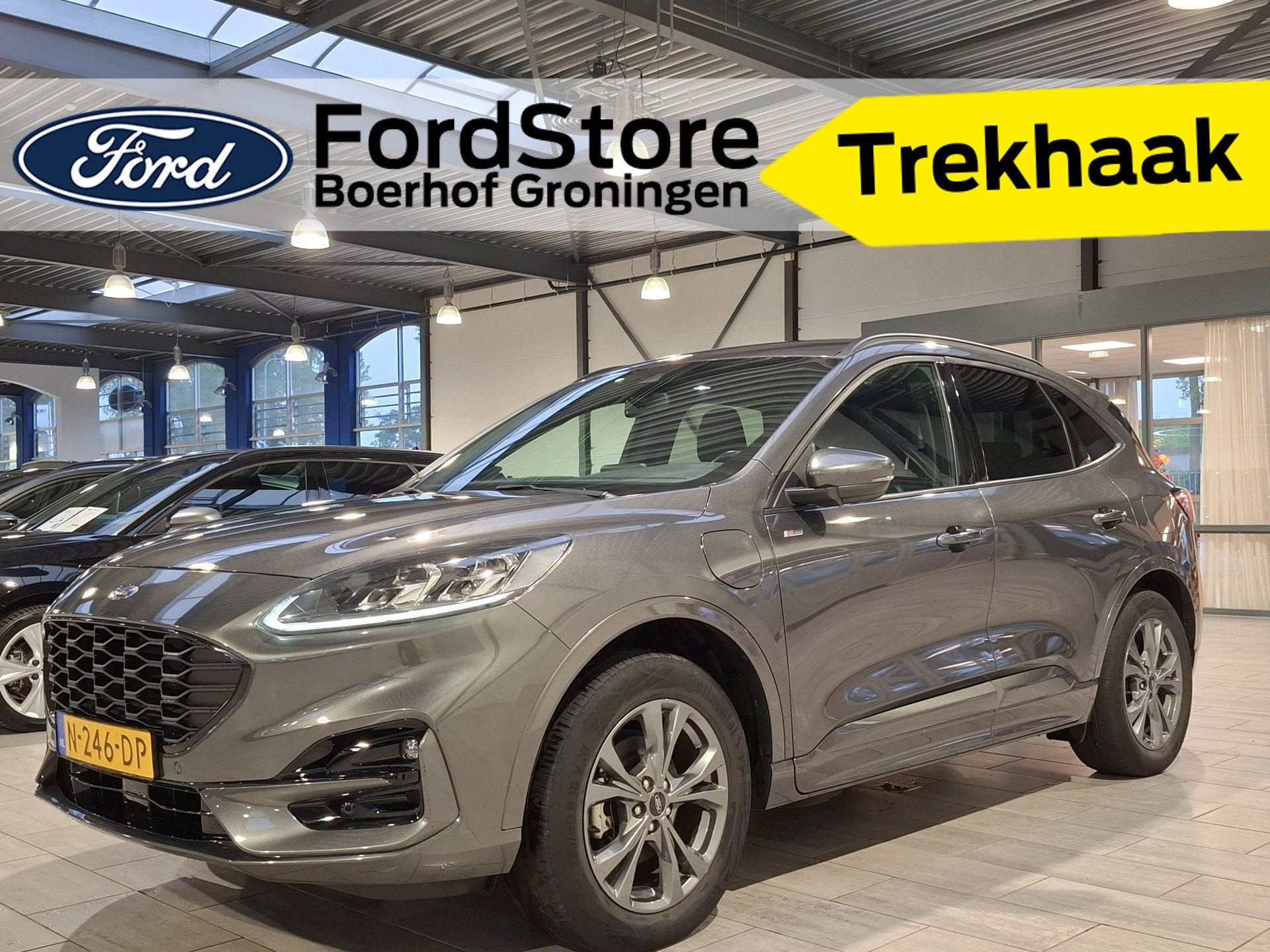 Ford Kuga 2.5 PHEV 225 pk ST-Line X Trekhaak | El. a. klep |, 14 kWh, Gebruikt, 4 cilinders, Bedrijf