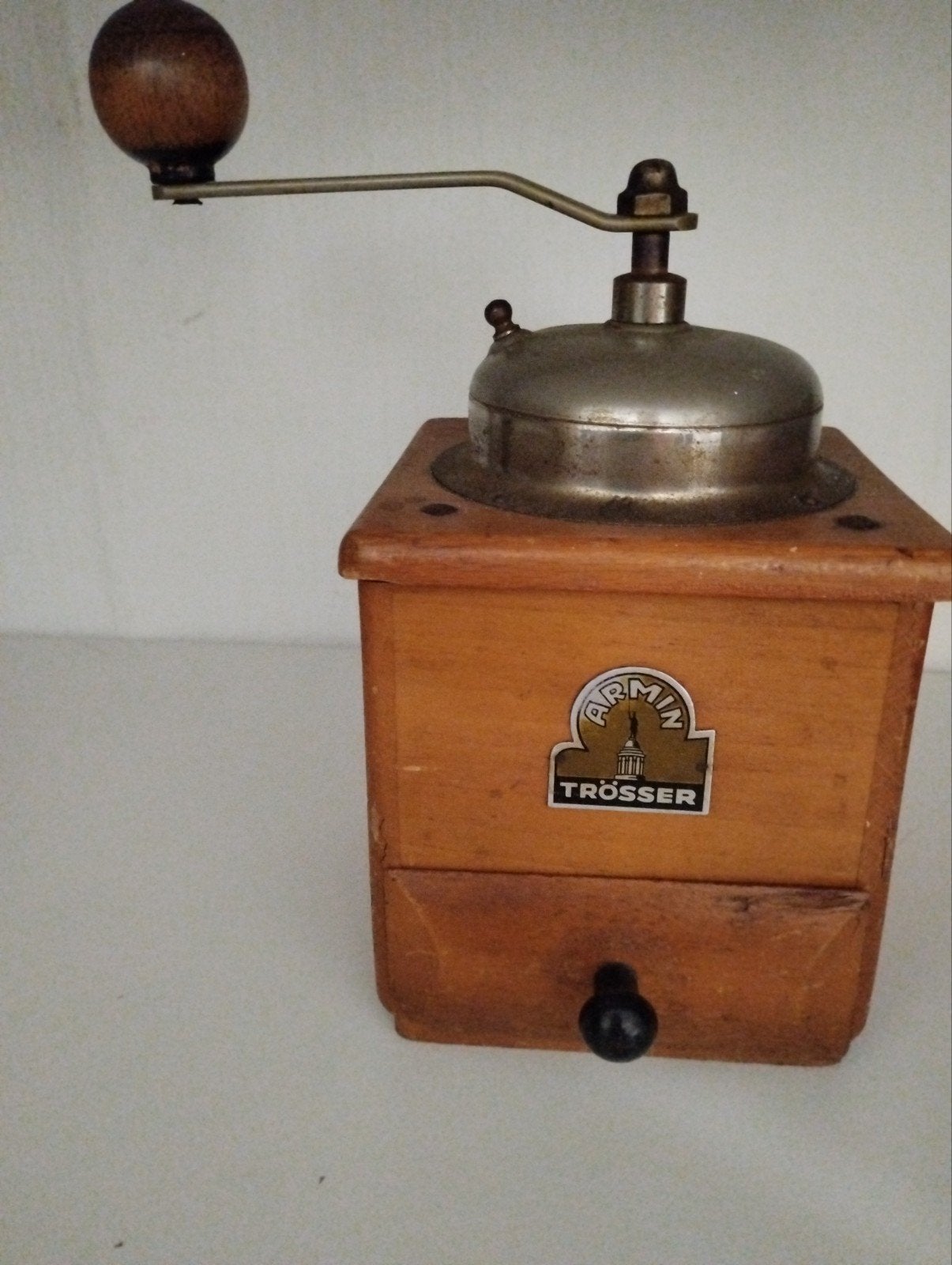 Vintage Armin Trösser Koffiemolen - Hout & Metaal, Antiek en Kunst, Ophalen