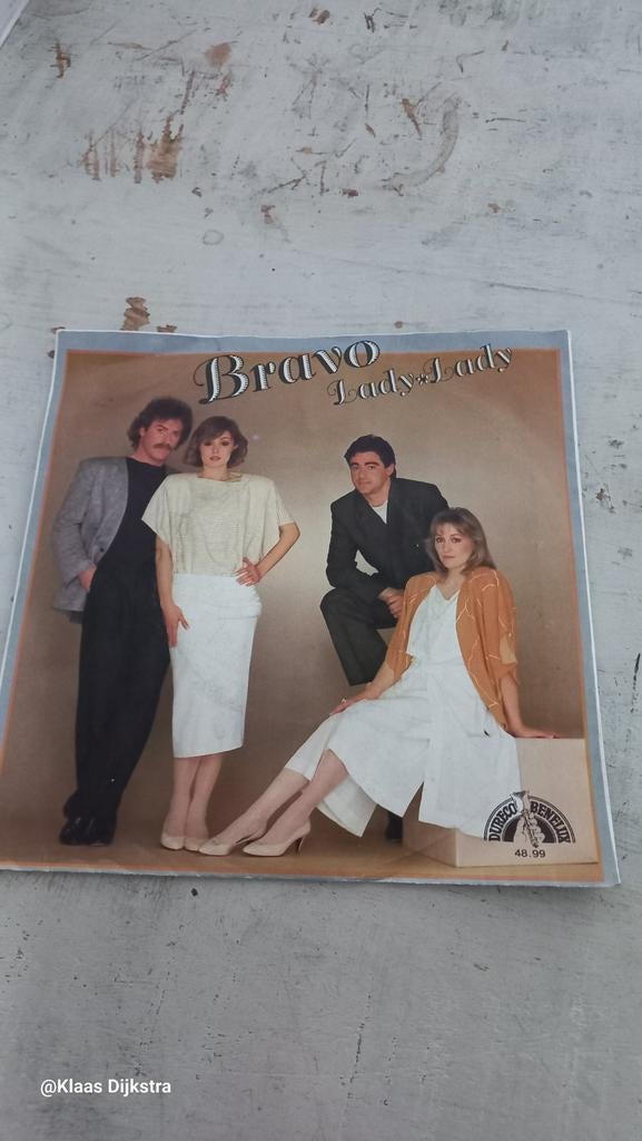 Bravo Lady Lady vinyl single, Ophalen of Verzenden, Gebruikt, Overige formaten