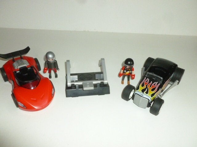 Playmobil Race Wagens 5172+5175 Prijs, Gebruikt, Complete set, Voertuig, Ophalen of Verzenden