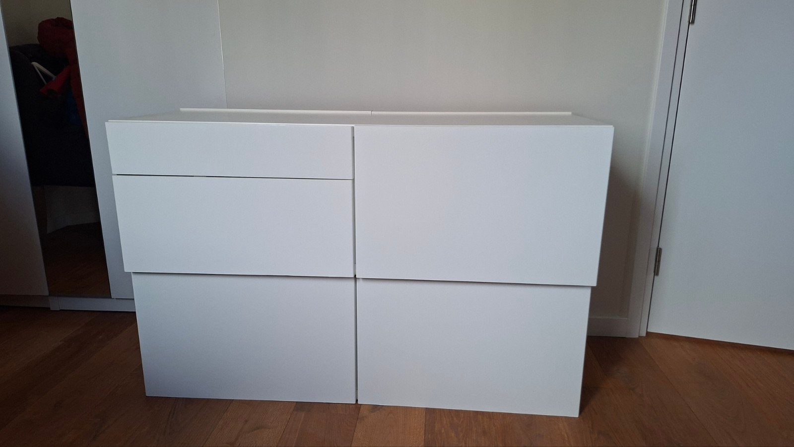 IKEA Besta TV-meubel wit 2x120cm, Ophalen, Overige materialen, Gebruikt, 200 cm of meer