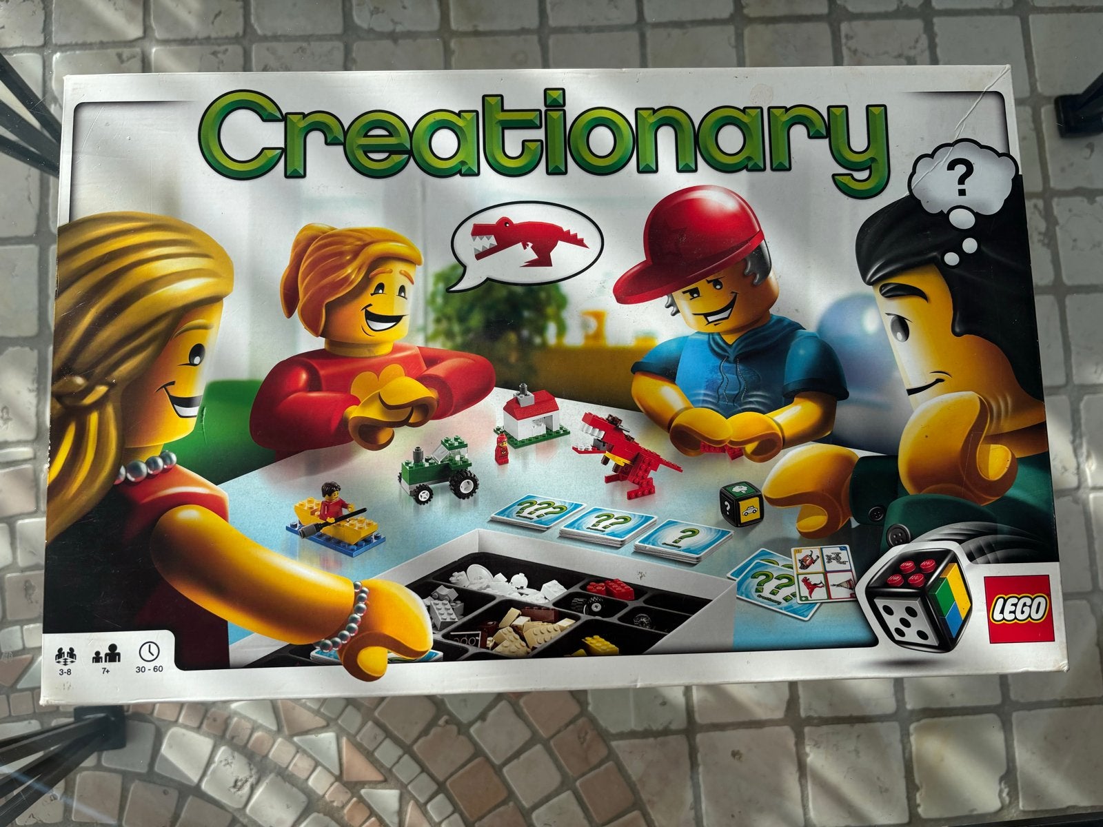 LEGO Creationary bordspel - Bouw en raad vanaf 7 jaar!, Vijf spelers of meer, Ophalen of Verzenden, Zo goed als nieuw