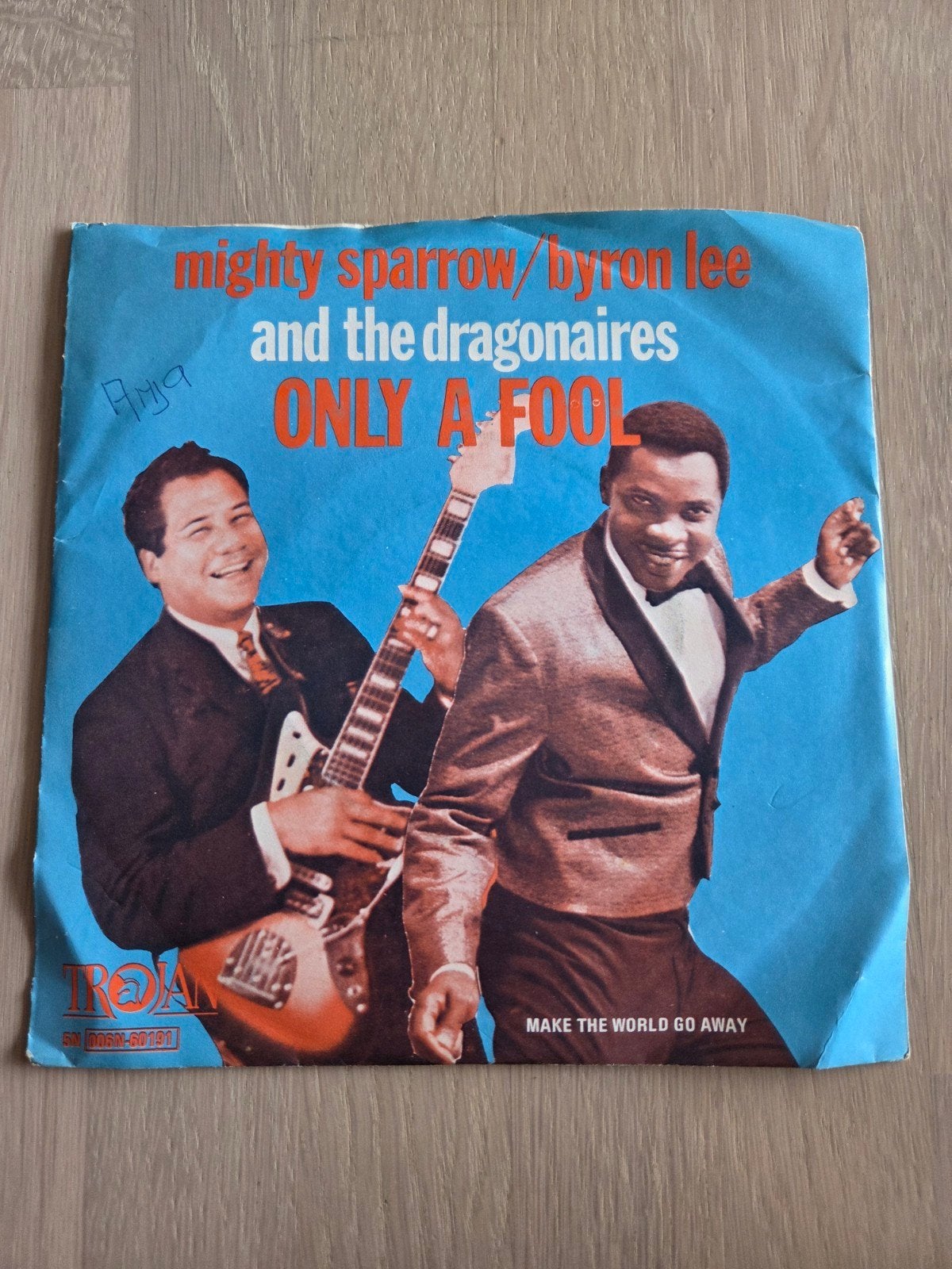 Mighty Sparrow / Byron Lee - Only A Fool (Vinyl Single), Gebruikt, Wereldmuziek, 7 inch, Ophalen of Verzenden