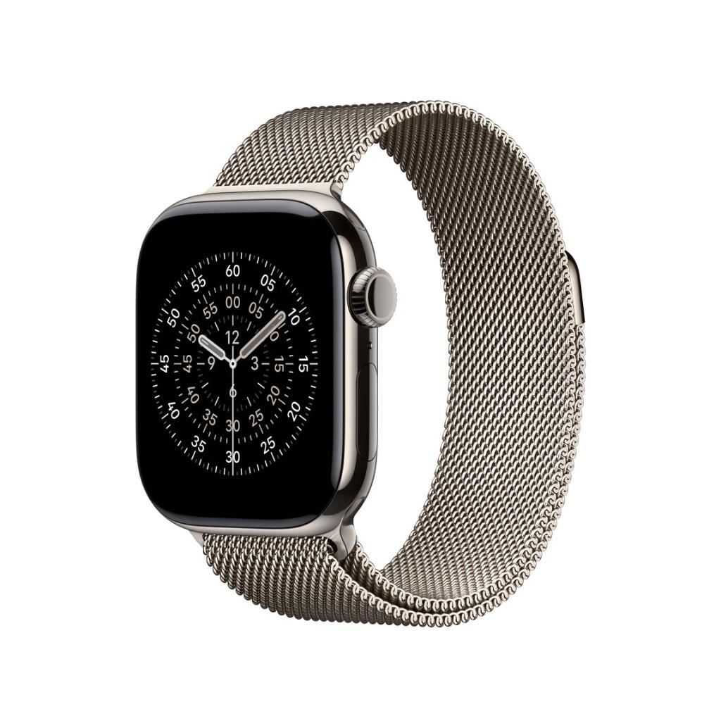 Apple Natural Milanese Loop NIEUW, Apple Watch ⌚️, IOS, Nieuw, Ophalen of Verzenden