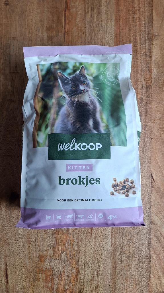Welkoop kittenbrokjes, Ophalen, Kat