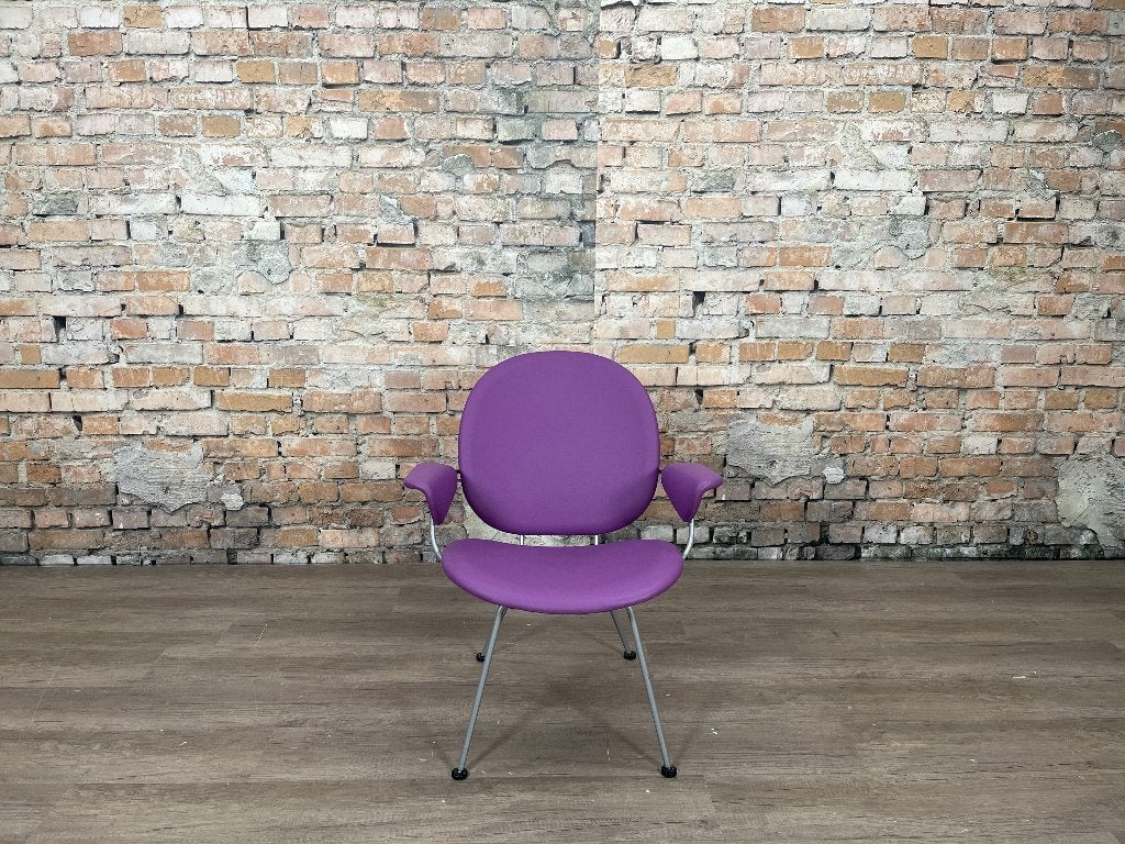 Gispen Kembo 302 Easy Chair – Paars | W.H. Gispen, Ophalen, Minder dan 75 cm, Design, Zo goed als nieuw