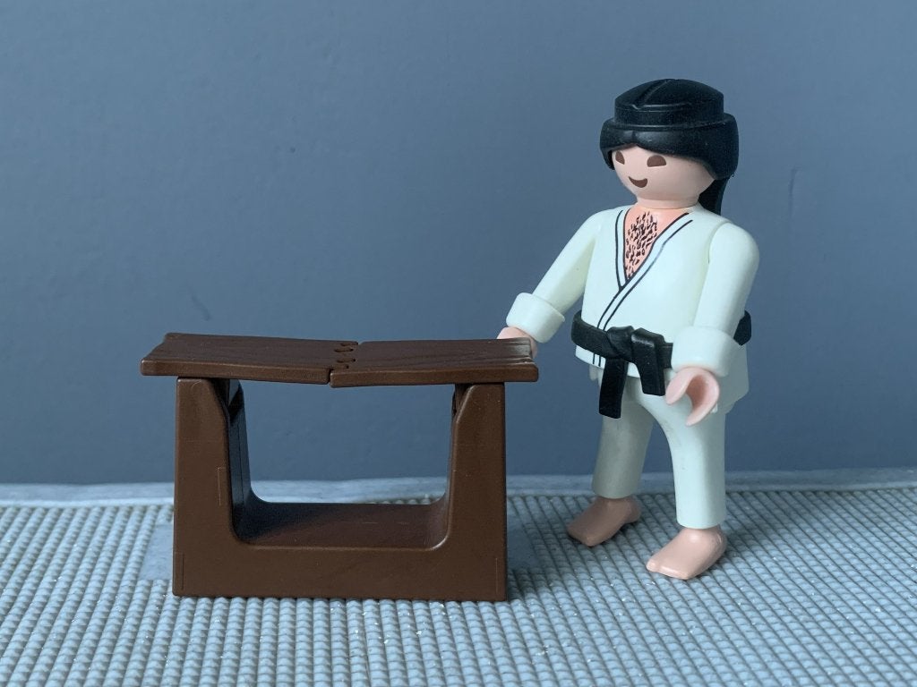 Playmobil Special Karate 4532 1996 Sporter met Breekplank, Complete set, Ophalen of Verzenden, Zo goed als nieuw, Sports & action