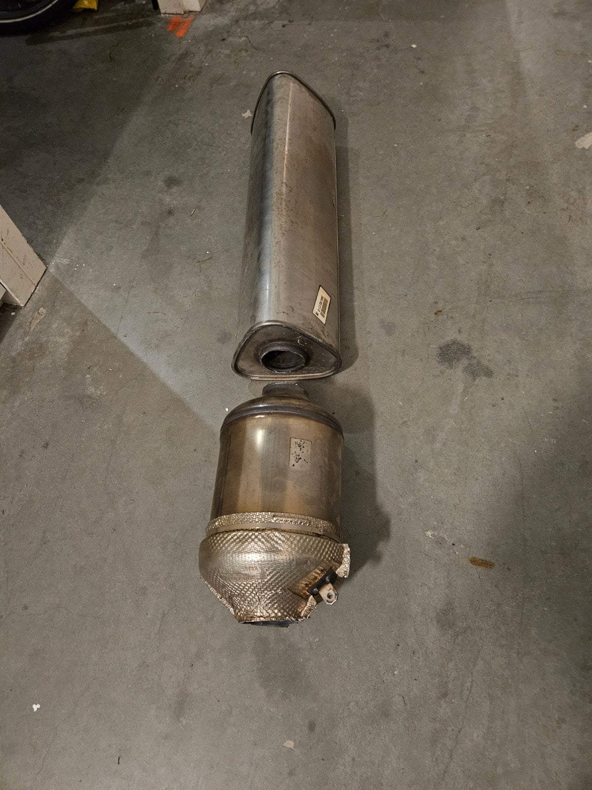 Uitlaat en roetfilter voor auto vw golf 8 bj 2022, Ophalen of Verzenden, Gebruikt, Volkswagen
