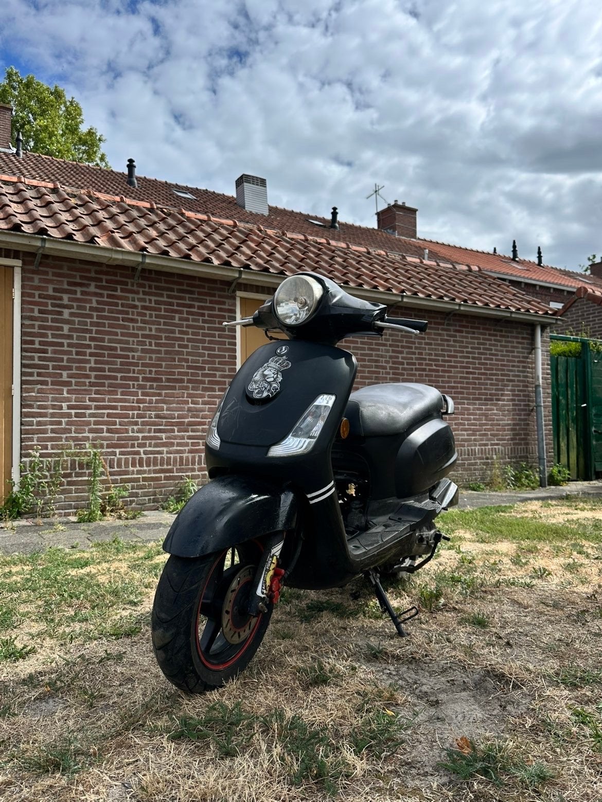 Zwarte Sym Fiddle II Scooter - Goed Onderhouden, Ophalen of Verzenden, Gebruikt, Benzine, SYM