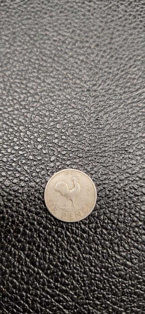 1#    Malawi six pence 1967, Postzegels en Munten, Ophalen of Verzenden, Overige landen
