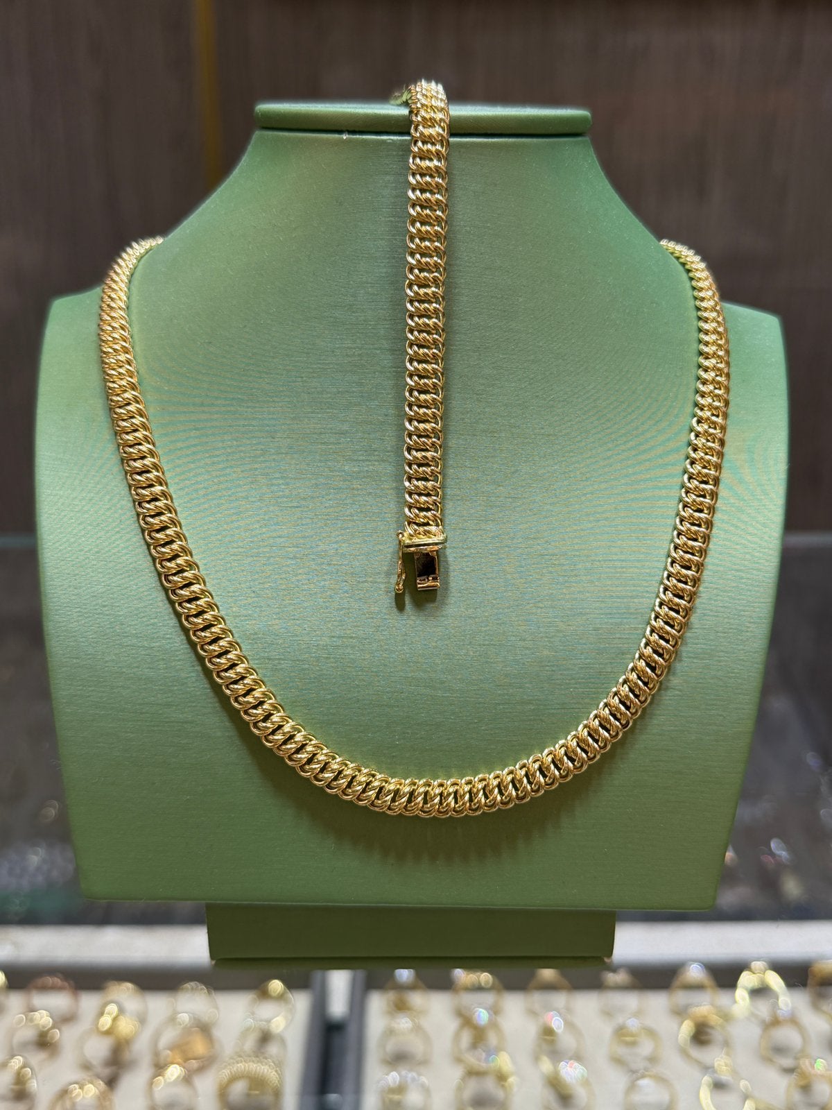 18KT Goud - 26.5 Gram - Collier - Armband - Vrouwenketting, Ophalen, Nieuw, Goud
