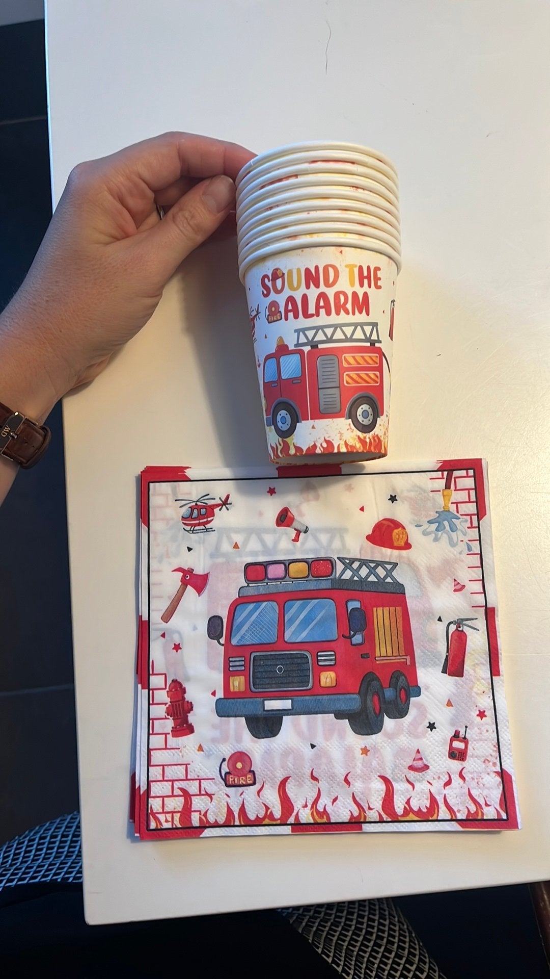 Gratis kinderfeestje spullen brandweer thema, Ophalen, Nieuw, Versiering, Verjaardag