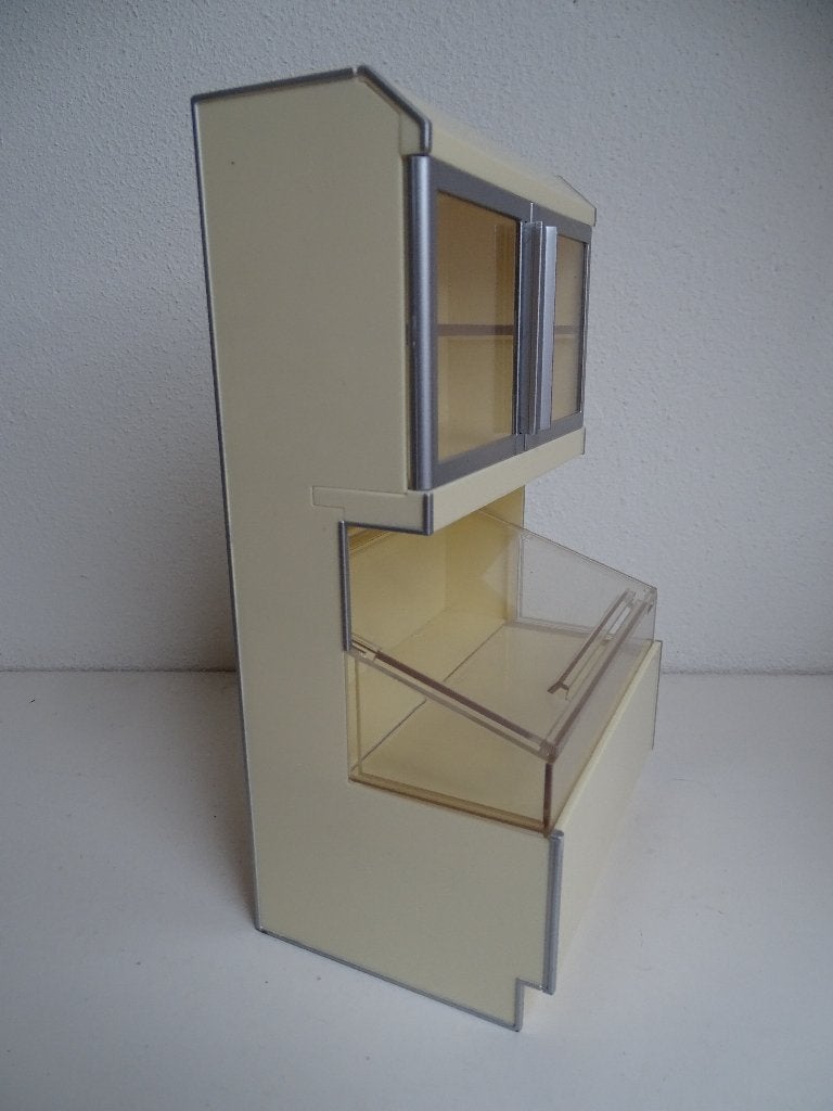 Re-ment megahouse vitrine/koelkast, Ophalen of Verzenden, Gebruikt