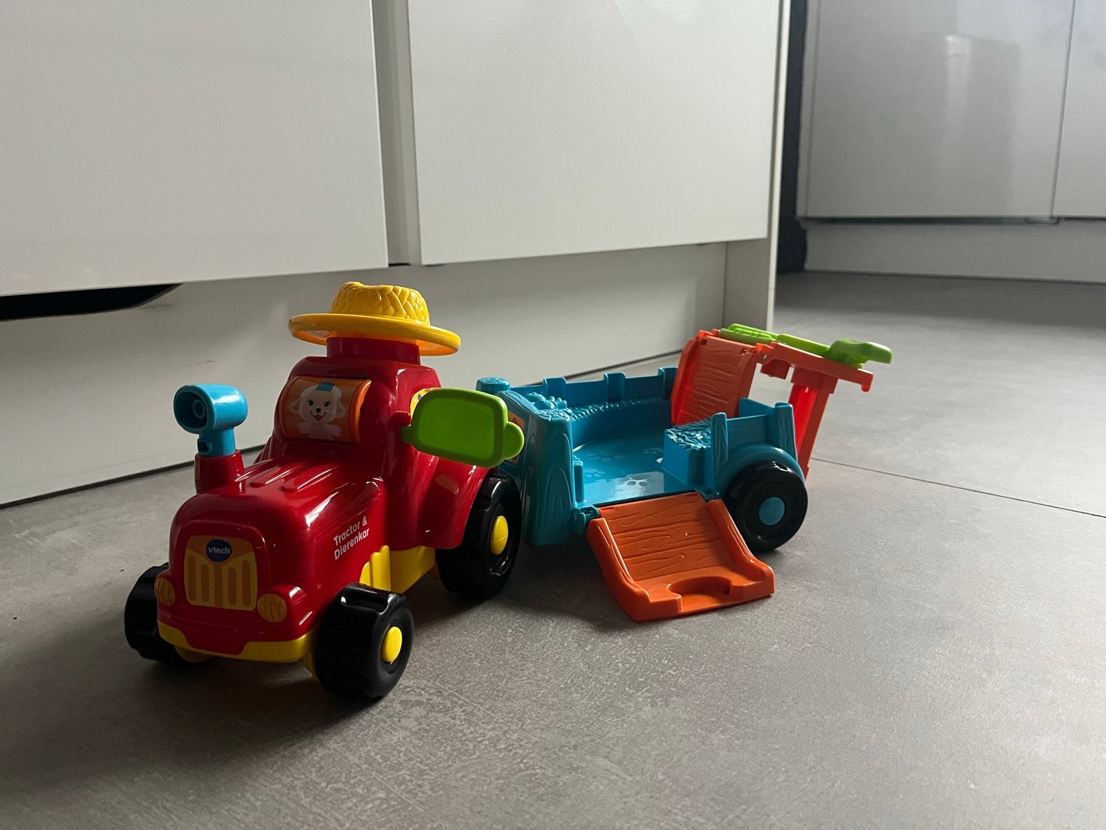 VTech Toet Toet Auto's Tractor & Dierenkar, Kinderen en Baby's, Ophalen of Verzenden, Gebruikt