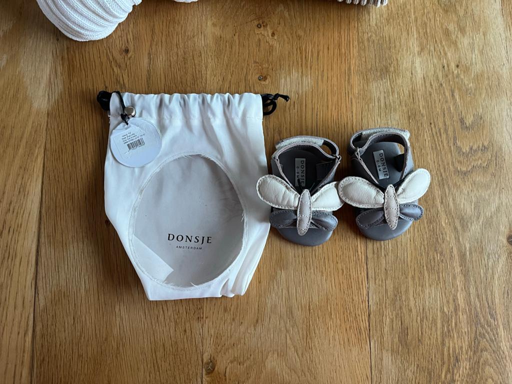 Donsje Amsterdam babyschoentjes vlinder, Kinderen en Baby's, Babykleding | Schoentjes en Sokjes, Ophalen of Verzenden, Zo goed als nieuw