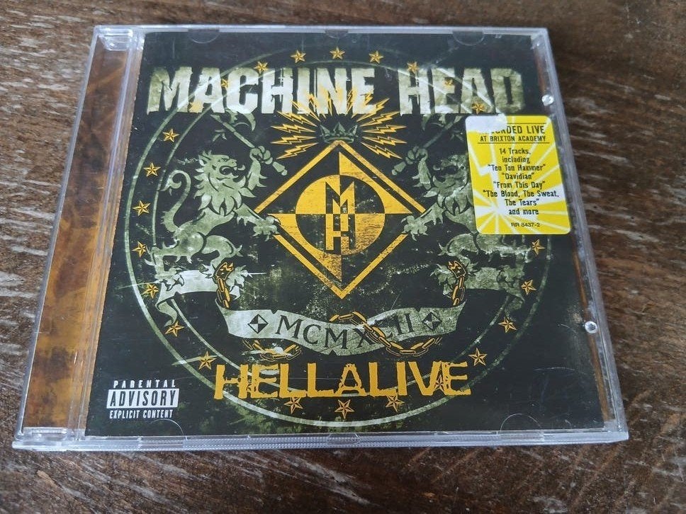 Machine Head - Hellalive CD (Live-album), Heavy metal, Ophalen of Verzenden, Zo goed als nieuw, Live-album