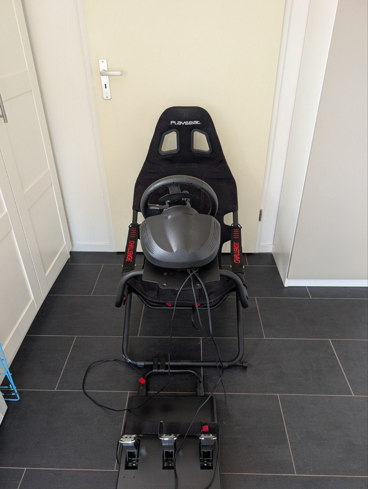 Thrustmaster TMX racestuur met Playseat Challenge, Ophalen, Racestuur, Gebruikt, Xbox