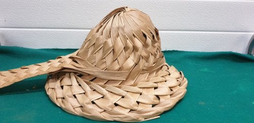 hoed vintage 1967 fedora unisex hawaiian, Ophalen of Verzenden, 'T Olde Gre-j, Info@toldegrej.nl, Endepoelstraat 20f Didam