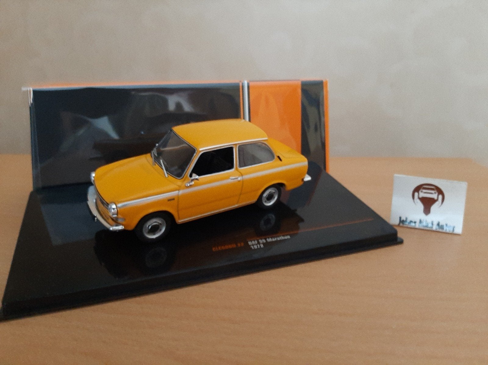 Daf 55 Marathon 1972 Okergeel van IXO 1:43, Overige merken, Auto, IXO, Nieuw