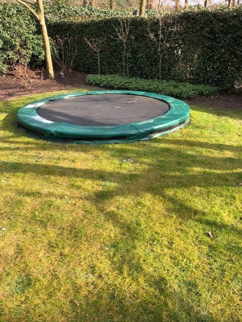 Trampoline 360 cm, Ophalen, Gebruikt