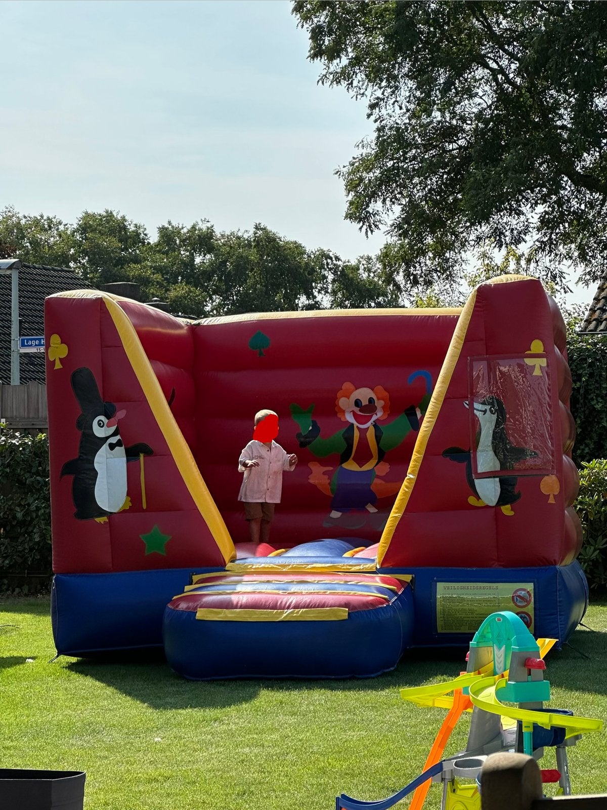 Springkussen 4m x 4m incl alle toebehoren. Professioneel!, Kinderen en Baby's, Speelgoed | Buiten | Speeltoestellen, Ophalen of Verzenden