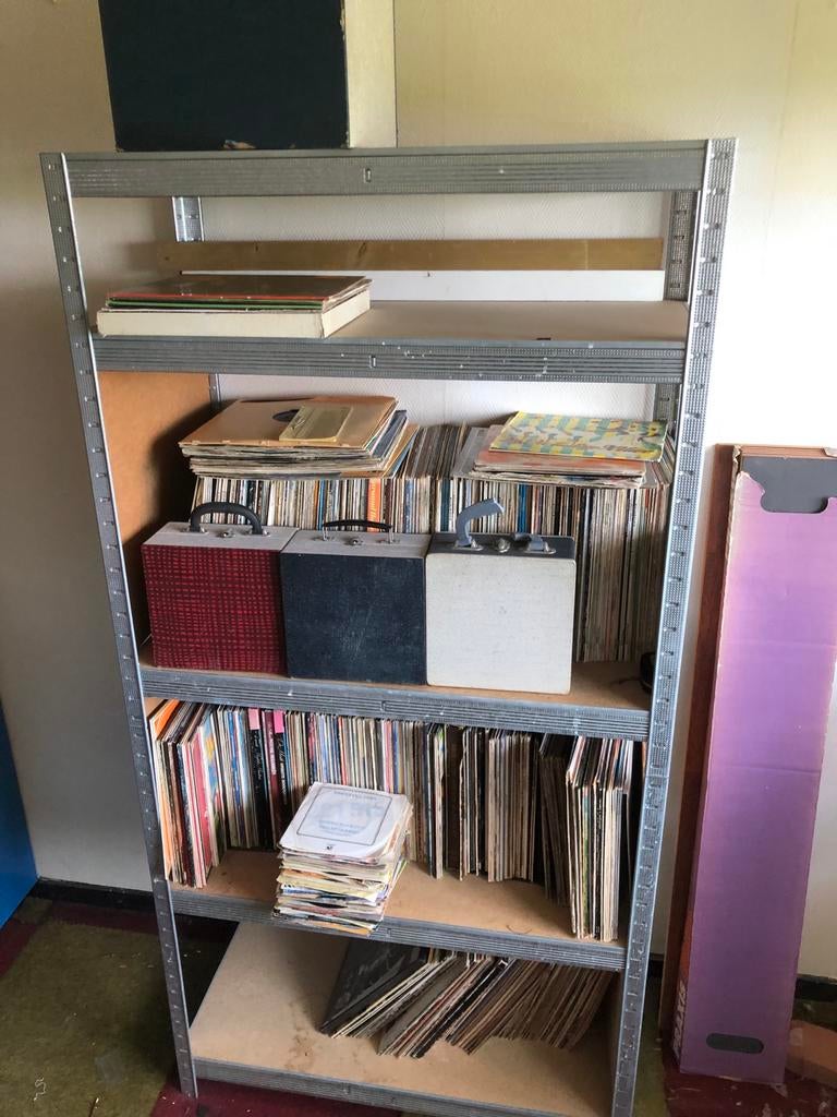 Grote collectie vinylplaten (LP's en singles), Ophalen, 1970 - 1979, Gebruikt, Overige formaten