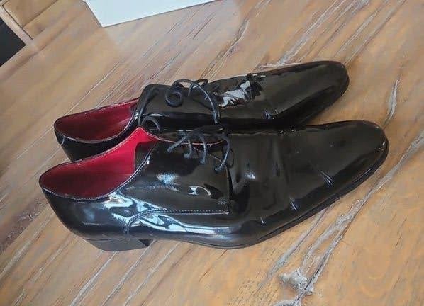 Nette heren lakschoenen Oger maat 44, Zwart, Ophalen of Verzenden, Oger, Gedragen