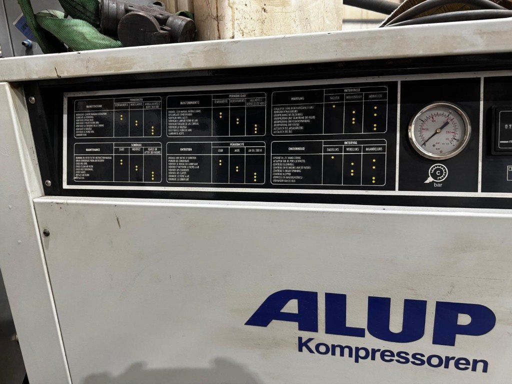 compressor ALub incl. buffervat, Doe-het-zelf en Verbouw, Compressors, Ophalen, Gebruikt, 800 liter/min of meer, 10 bar of meer