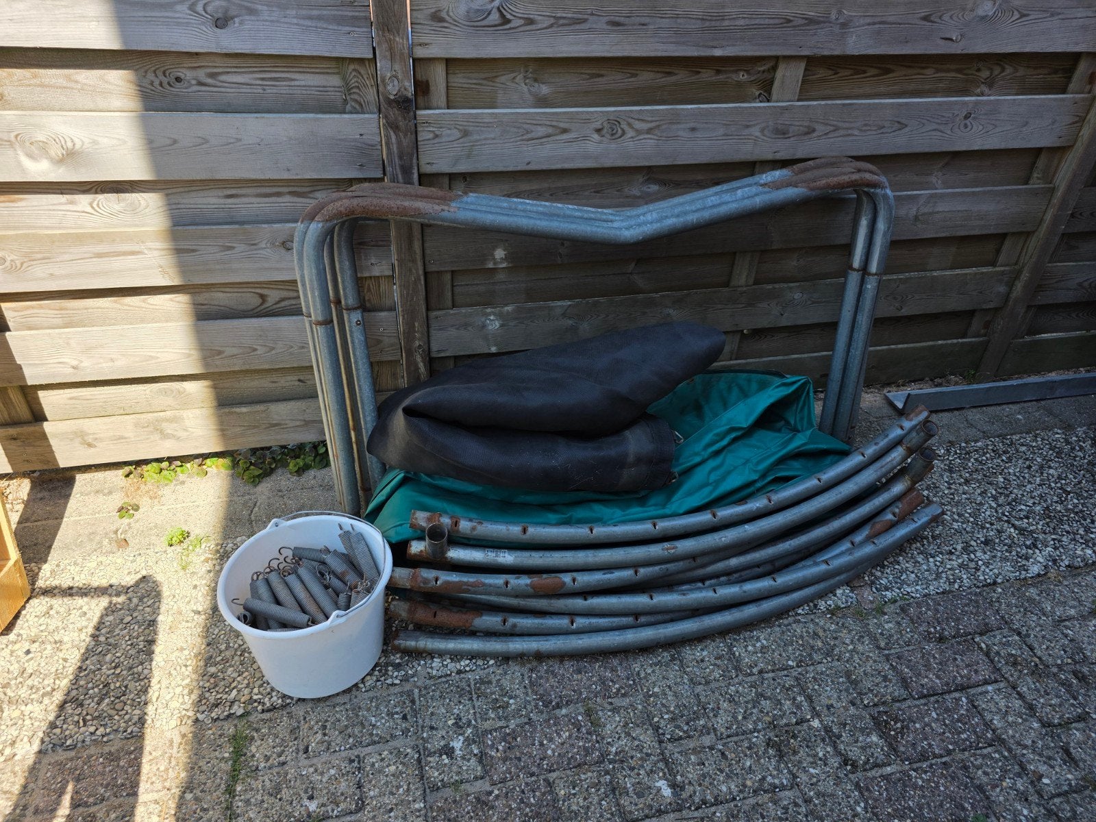 Trampoline berg, Kinderen en Baby's, Speelgoed | Buiten | Trampolines, Ophalen, Gebruikt