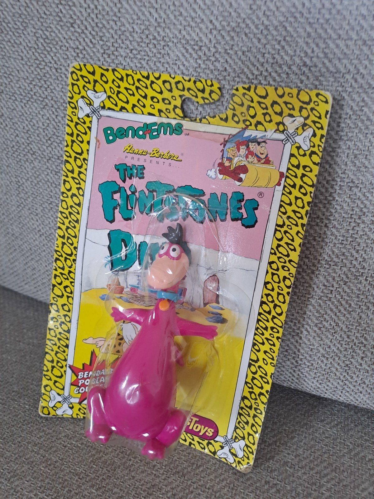 Hanna Barbera Bend-ems Dino Flintstones Figuur, Ophalen, Gebruikt