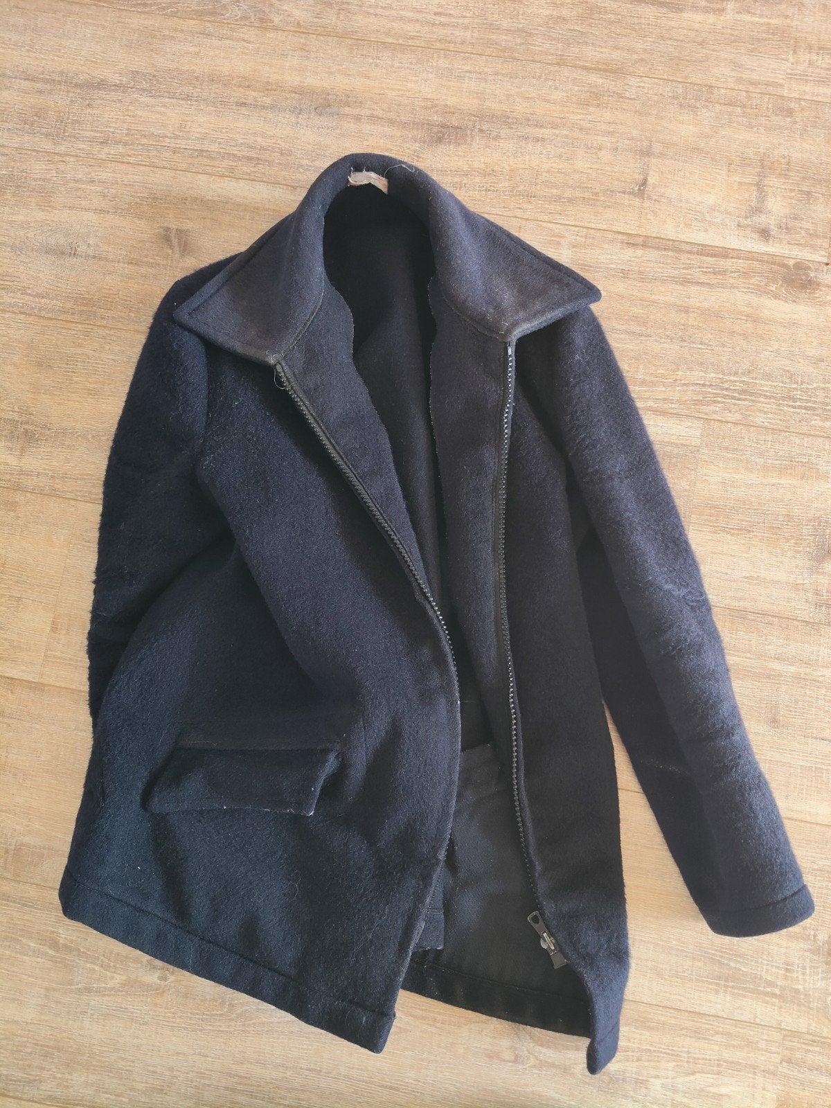 Biesot Zeeduffel wollen JOPPER  jas - Donkerblauw - Maat M, Maat 38/40 (M), Biesot, Blauw, Ophalen of Verzenden